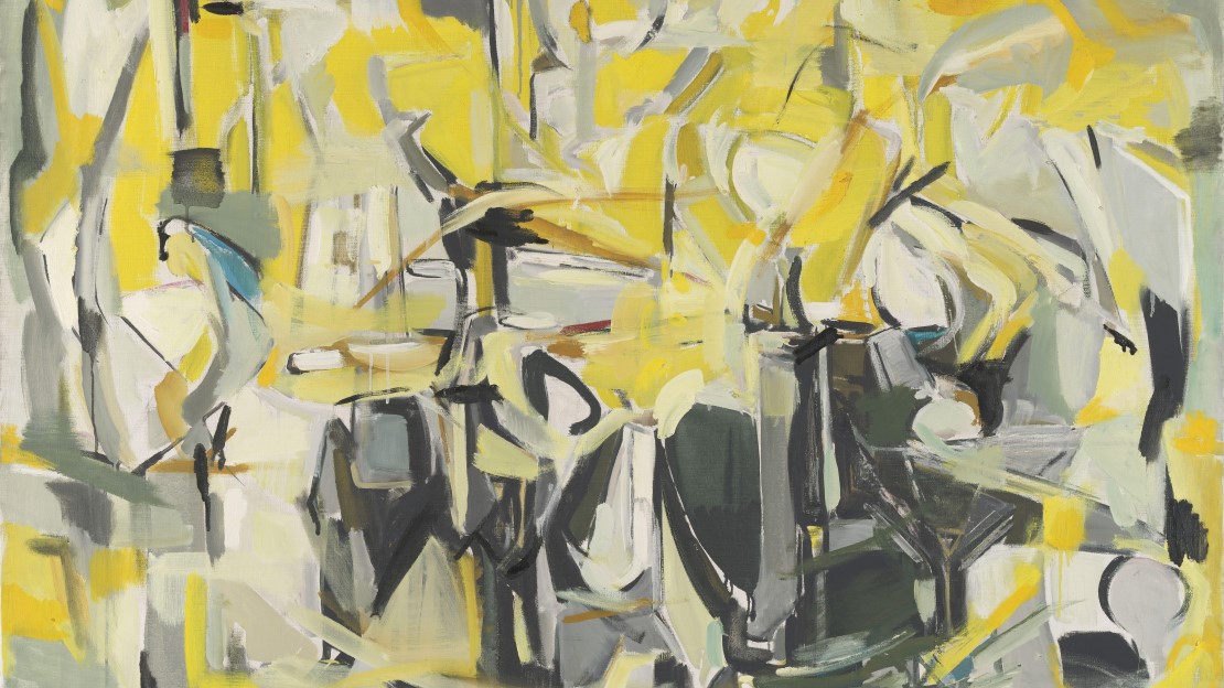 Abstrakt maleri av Joan Mitchell fra 1951