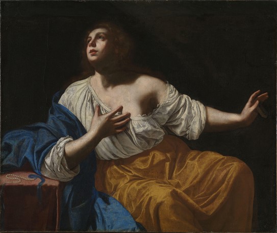 Artemisia Gentileschi, «Mary Magdalene Penitent», ca. 1640.