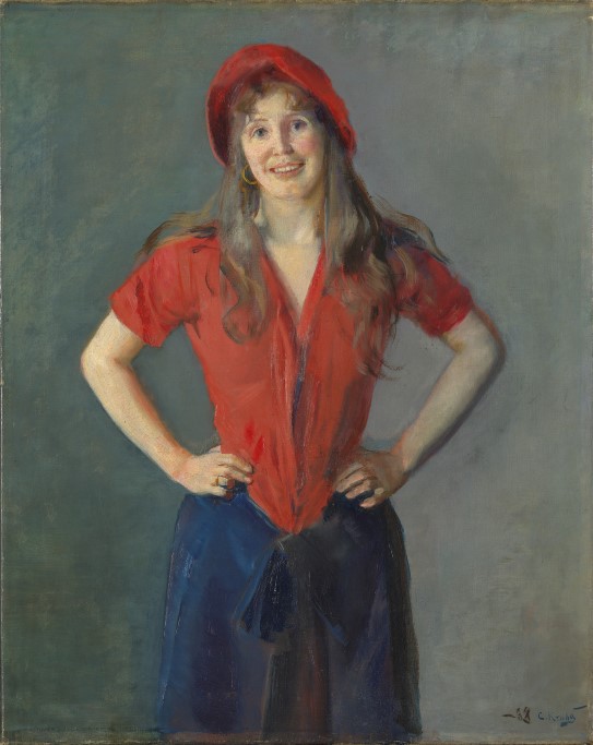 Christian Krohg, «Maleren Oda Krohg», 1888 maleri av kvinne
