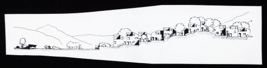 drawing houses