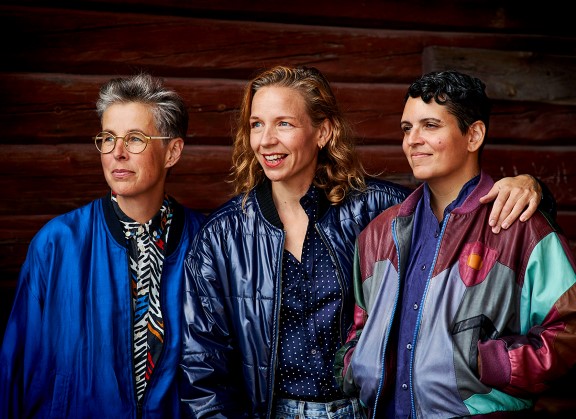 MYCKET: Fra venstre: Katarina Bonnevier, Thérèse Kristiansson, Mariana Alves Silva. Tre mennesker