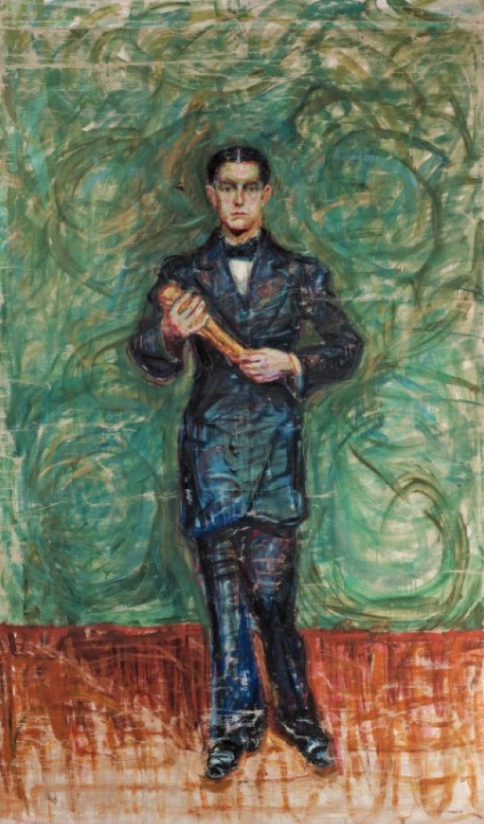 Thorvald Hellesen, “Self portrait”, ca. 1911, Private Collection