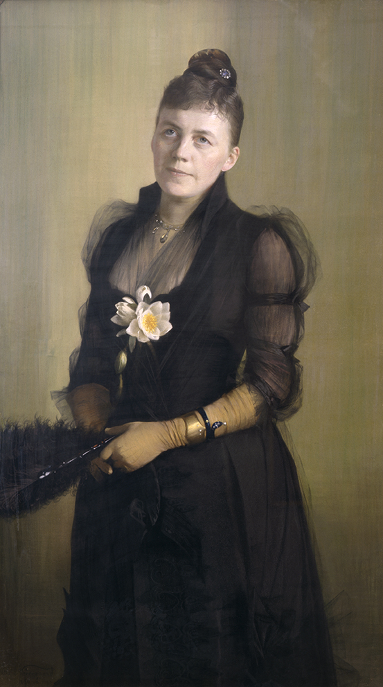 Asta Nørregaard, «Portrett av Hanna Andresen Butenschøn», 1890
