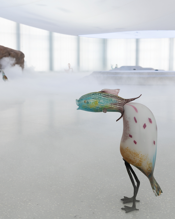 «Laure Prouvost. Above Front Tears Oui Float»