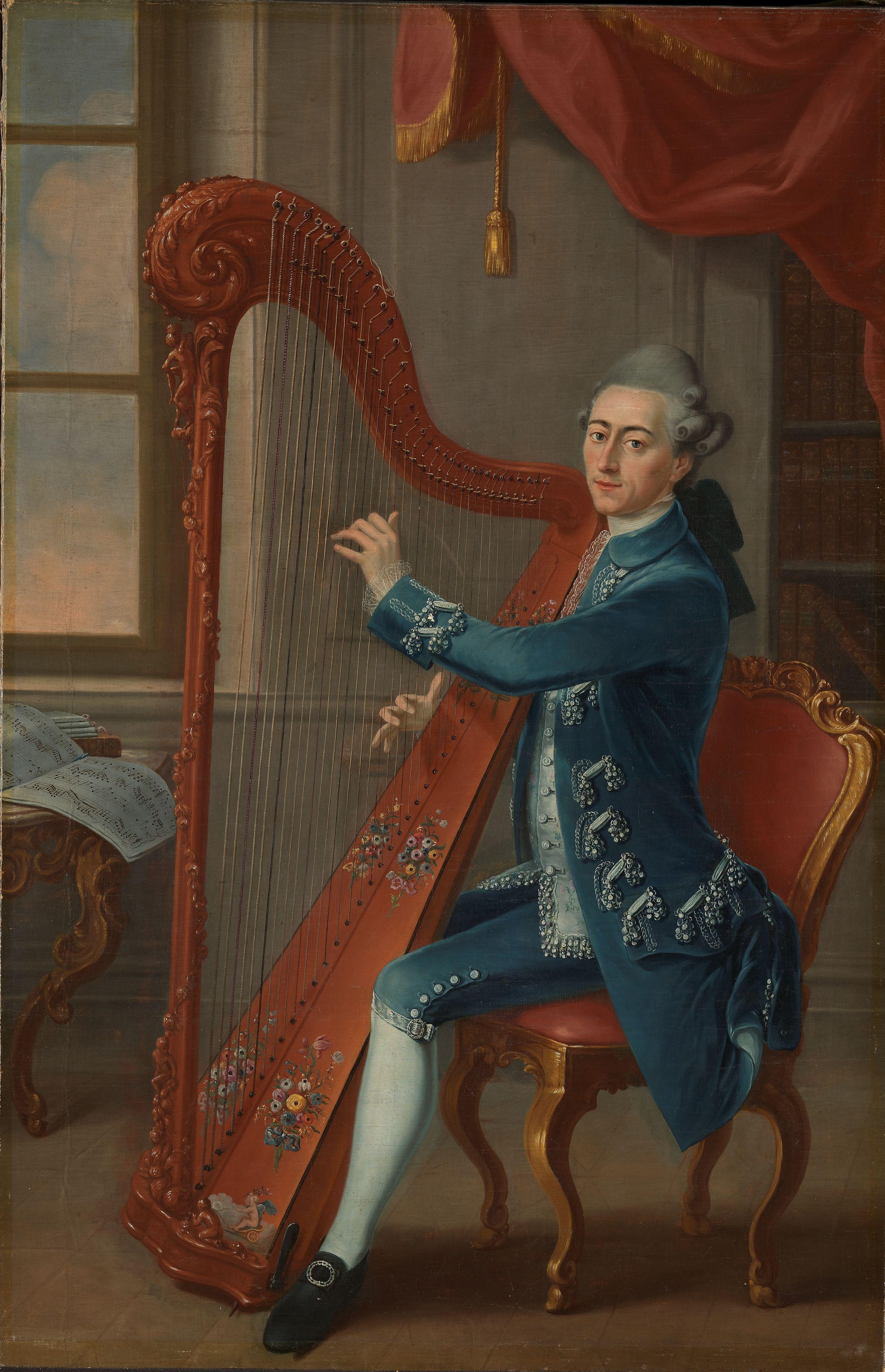 Major general Louis Claude le Normand de Bretteville, painting ca 1770, artist unknown - Photo: The National Museum.