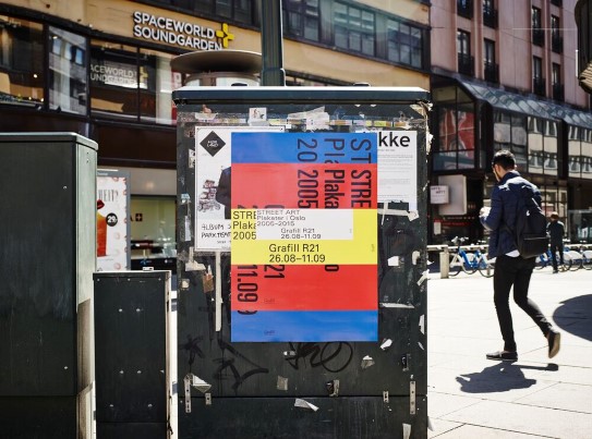 Street Art-plakat i Oslo – Foto: Einar Aslaksen / All Tomorrow’s