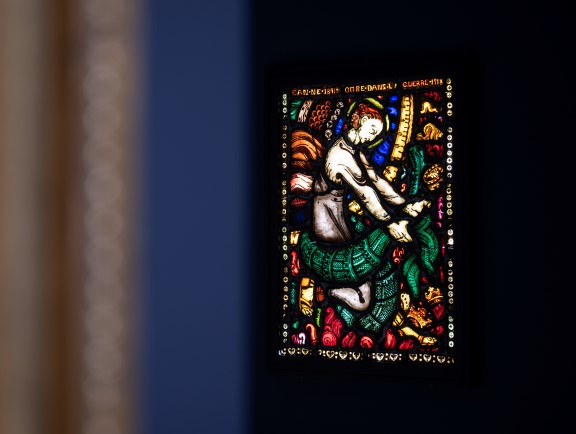 Emanuel Vigeland, «Jean Falcon. Glassmaleri til katedralen i Reims», ca. 1920.