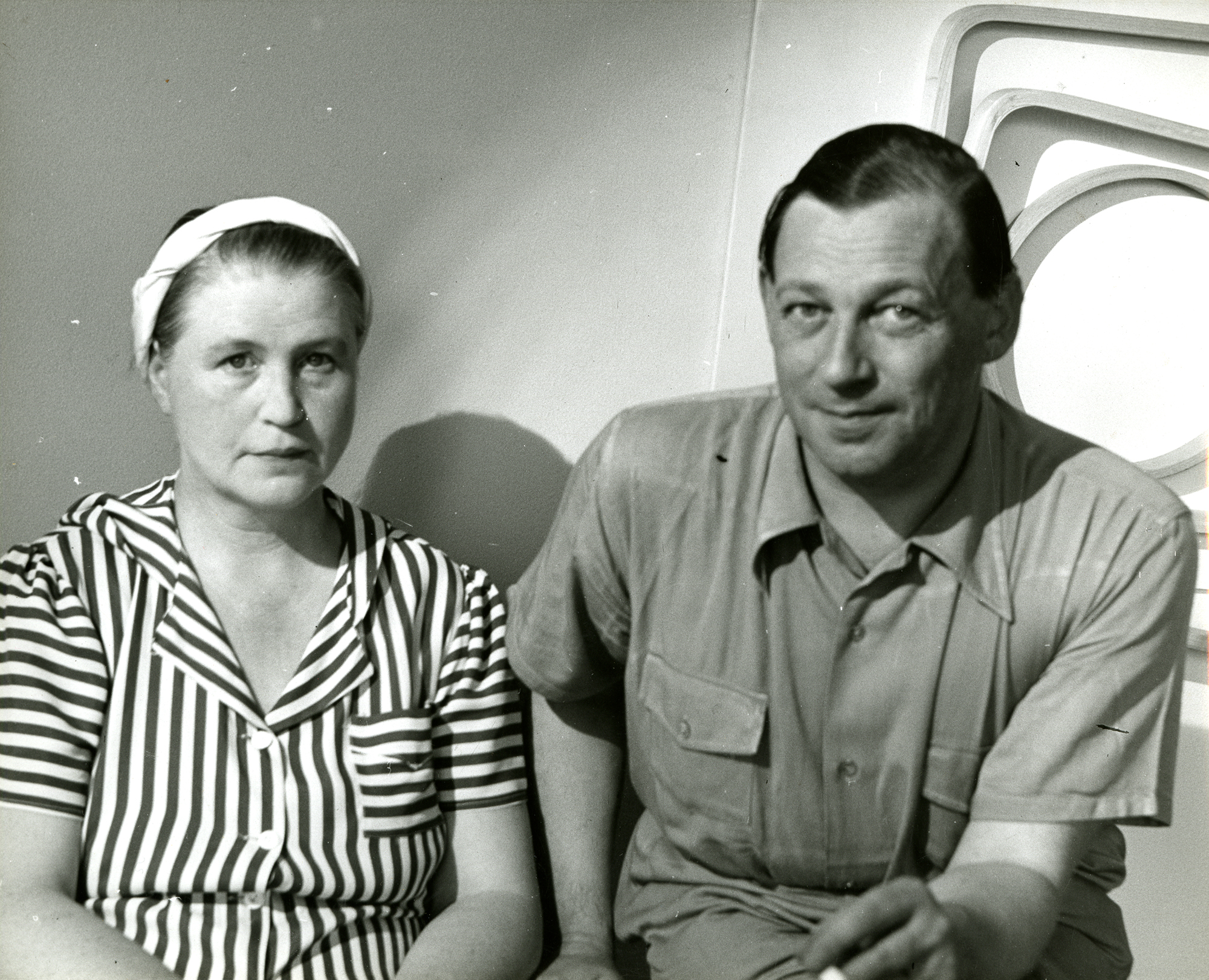 A middle-aged couple