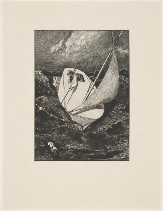 Max Klinger, «Redning», mellom 1880 og 1881