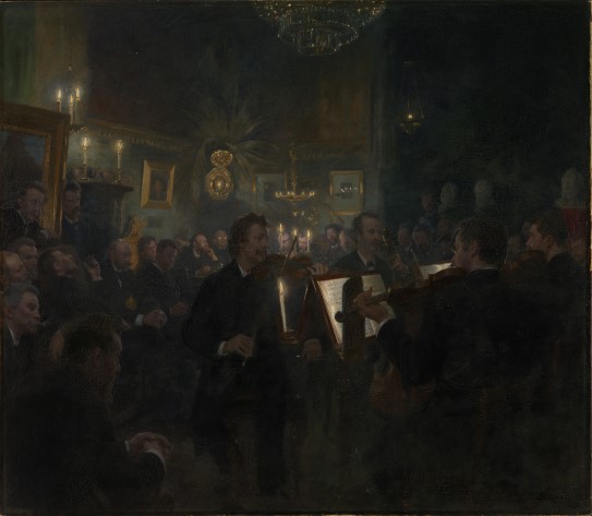 Peder Severin Krøyer, «Musikk i atelieret», 1886.