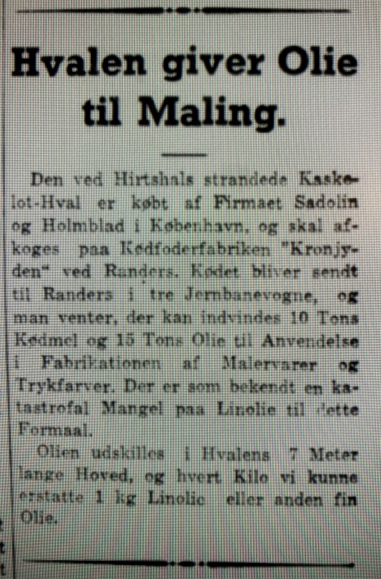 Ringsted Folketidende, 18.03.1941, s. 3. kilde: Det kongelige danske bibliotek.